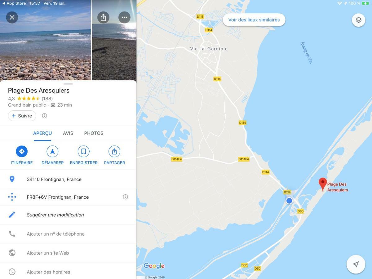 Cabanes Des Aresquiers فرونتينيان المظهر الخارجي الصورة